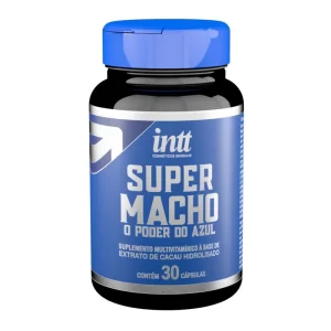 SUPER MACHO O PODER DO AZUL CÁPSULAS POTENCIALIZADOR MASCULINO