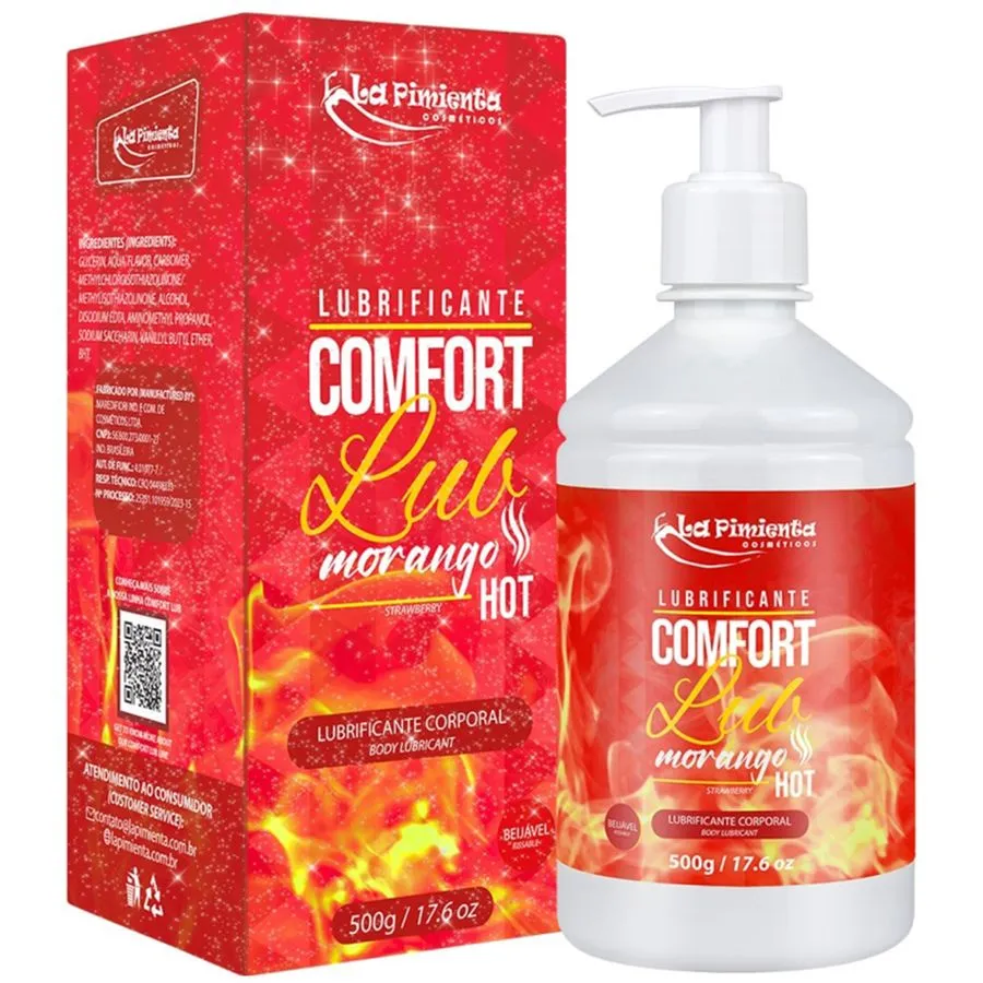 LUBRIFICANTE COMFORT HOT SABOR MORANGO